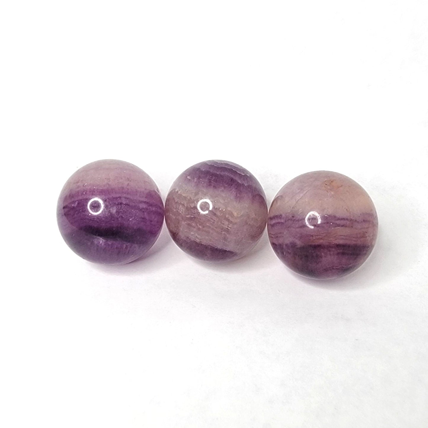Fluorite Spheres - Smaller Sizes in Pinks and Purples
