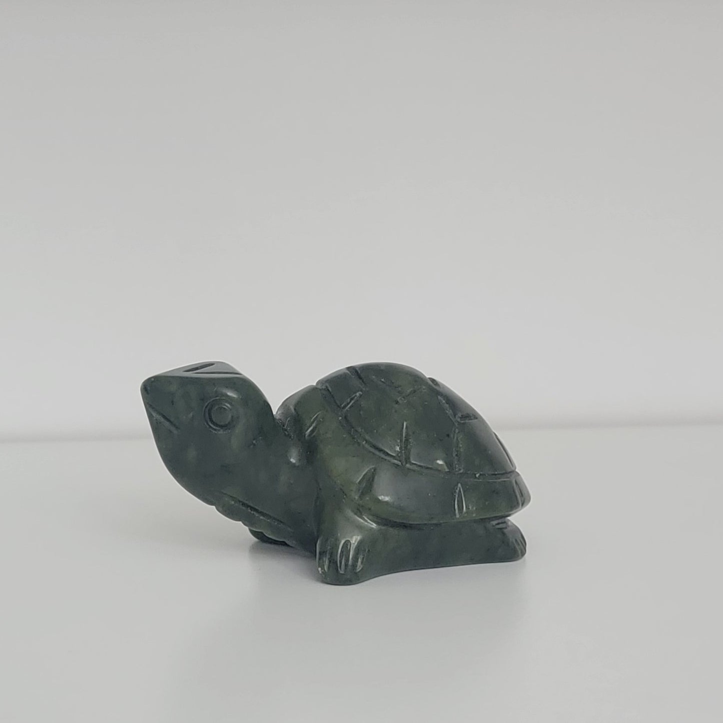 Serpentine Turtle Carving