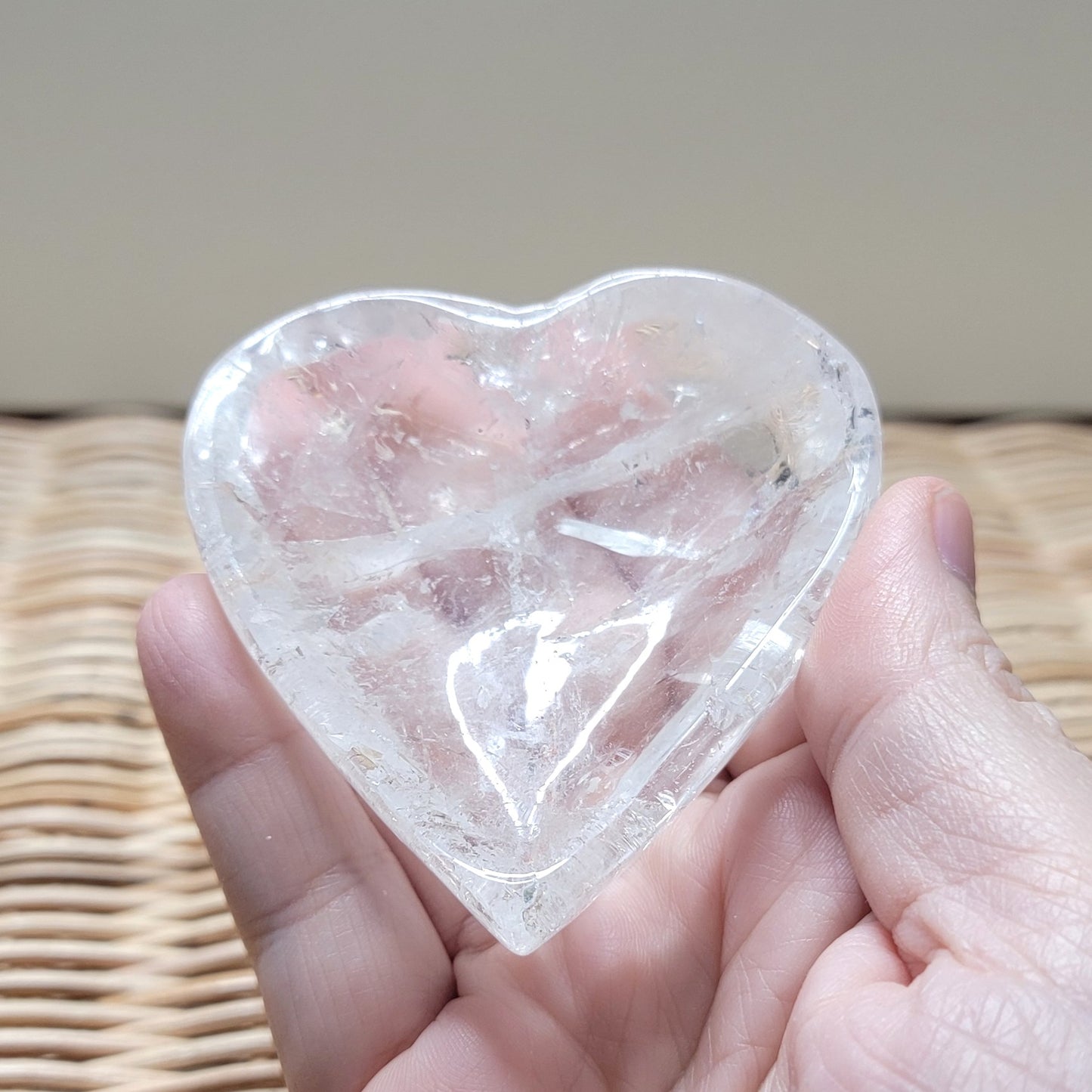 Quartz Heart Dish