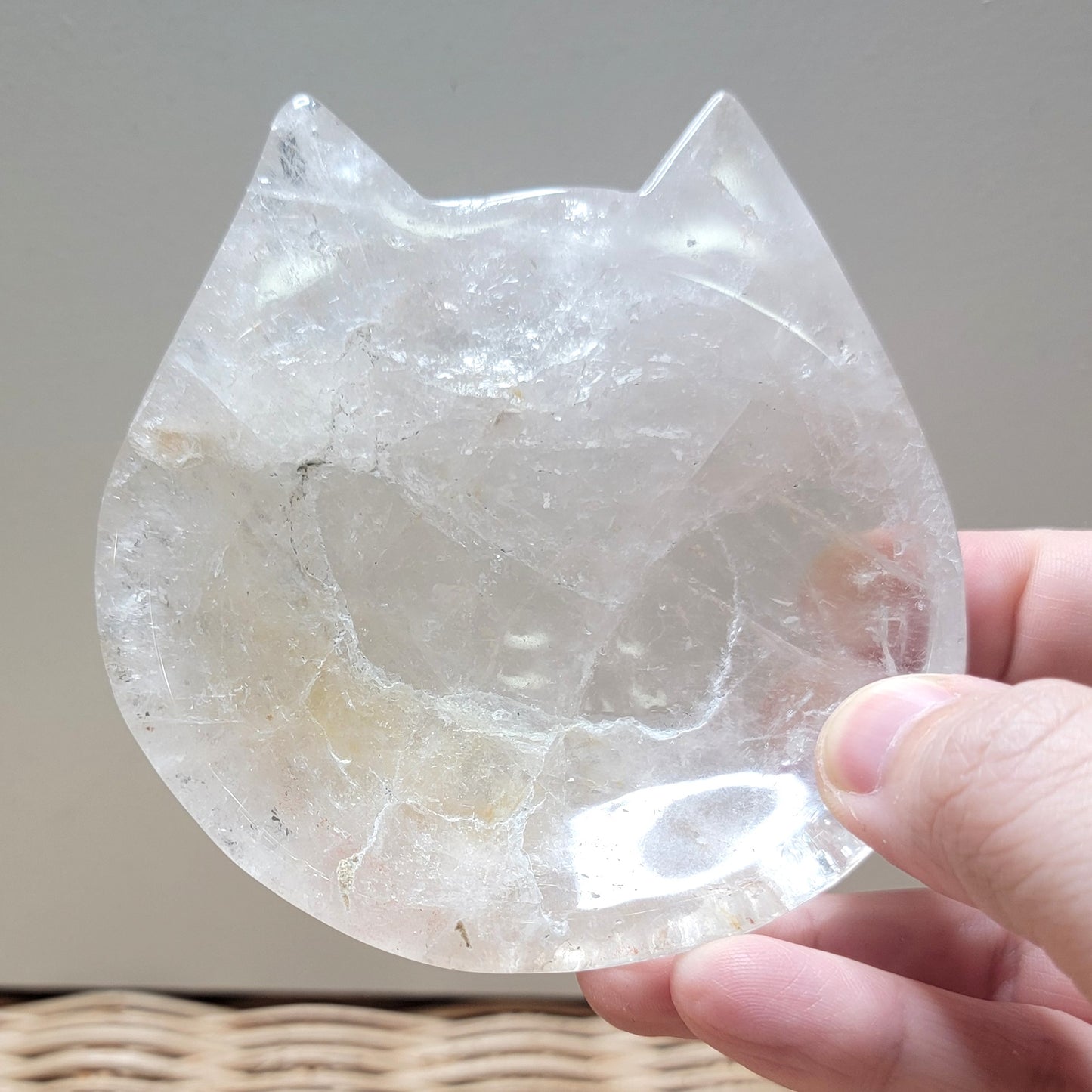 Quartz Kitty Cat Dish
