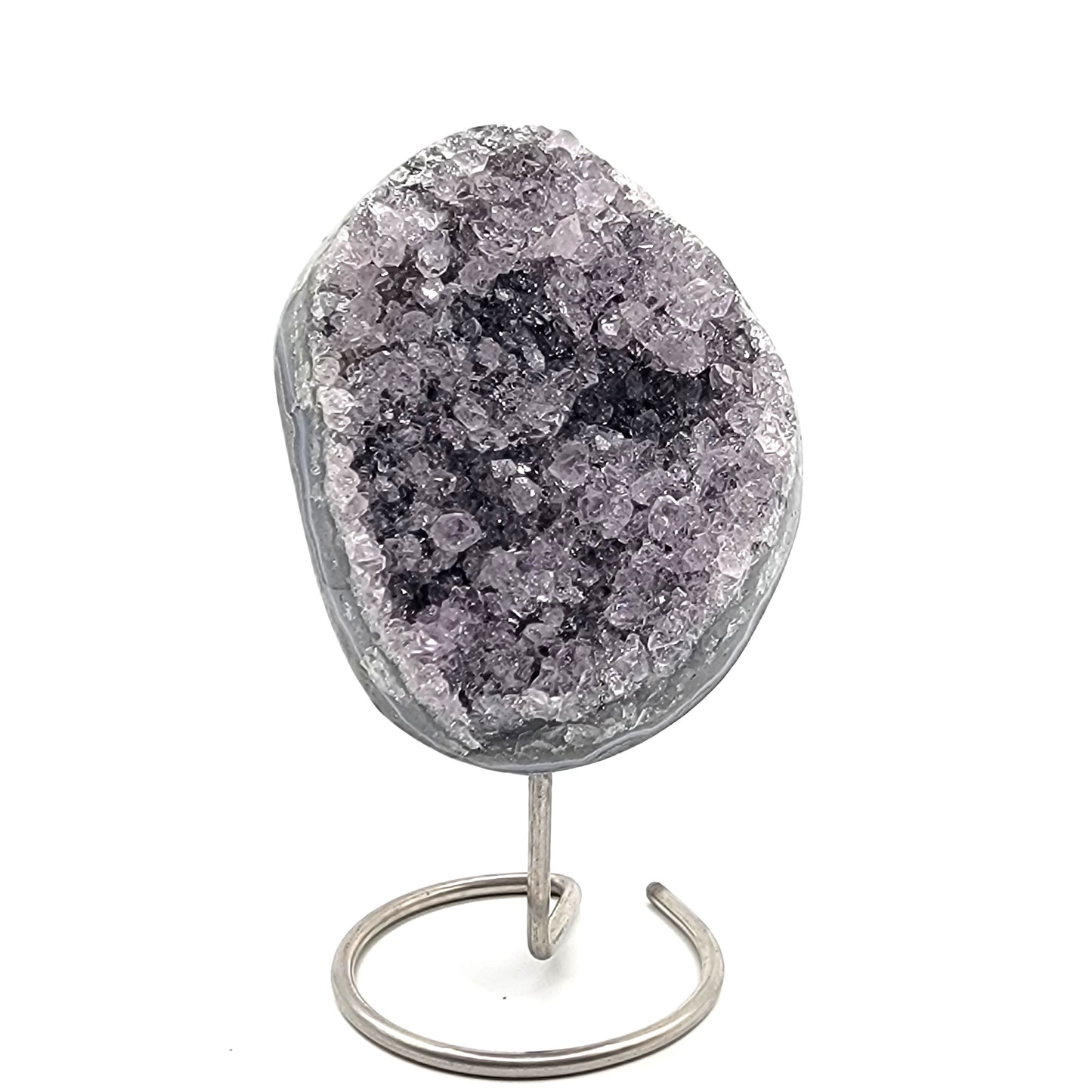 Amethyst - Black Amethyst on Stand from Uruguay