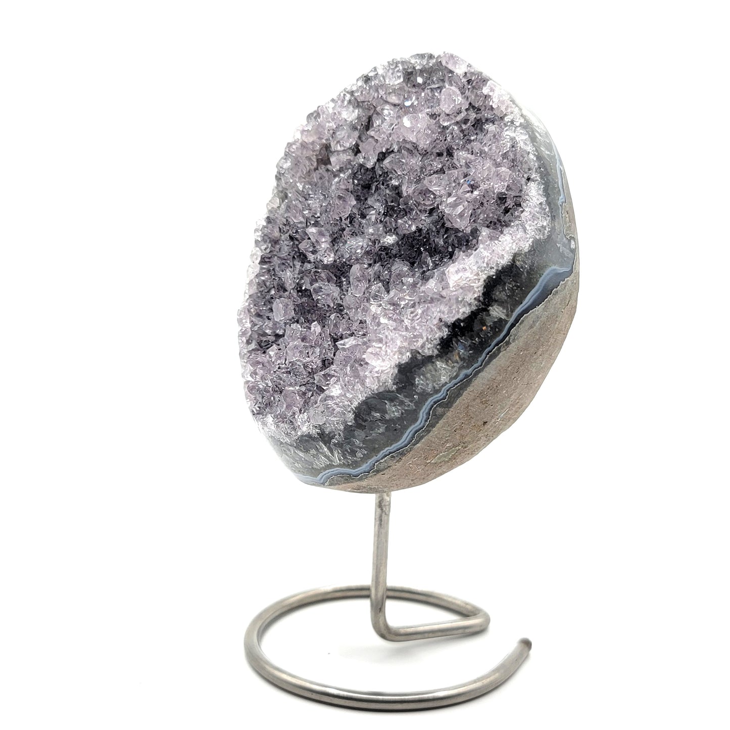 Amethyst - Black Amethyst on Stand from Uruguay