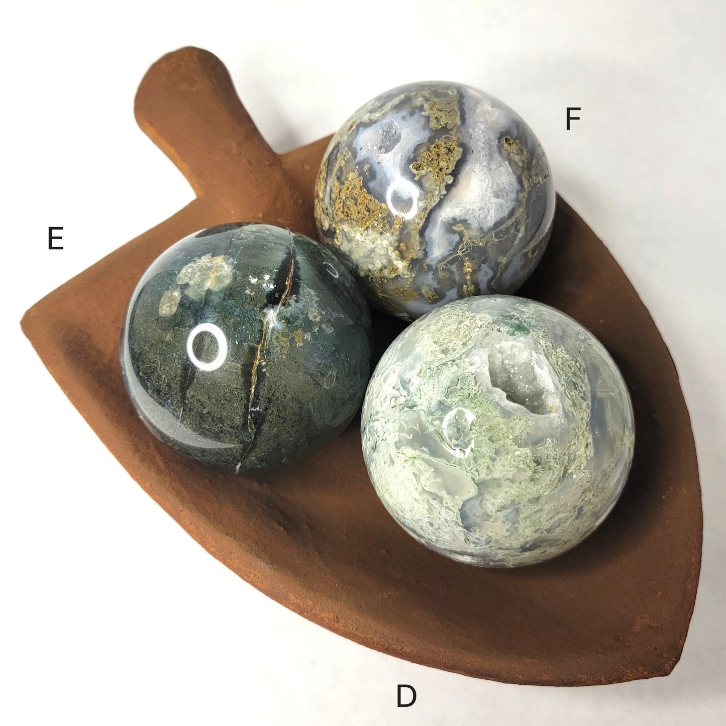 Moss Agate Spheres