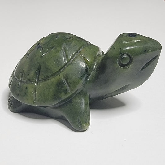 Serpentine Turtle Carving