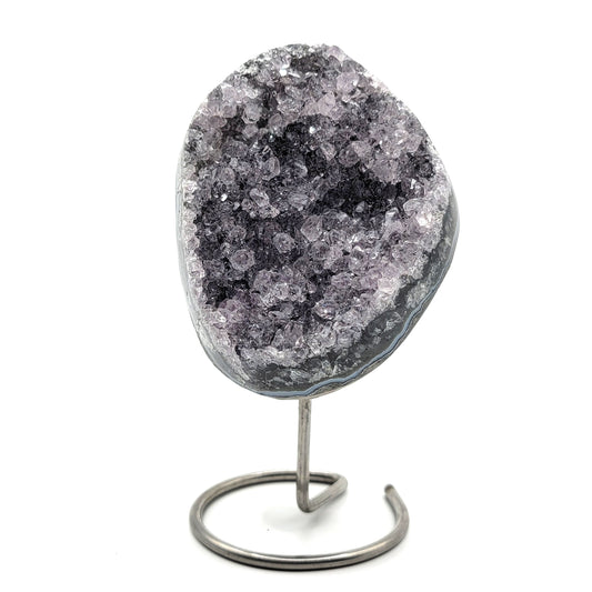 Amethyst - Black Amethyst on Stand from Uruguay