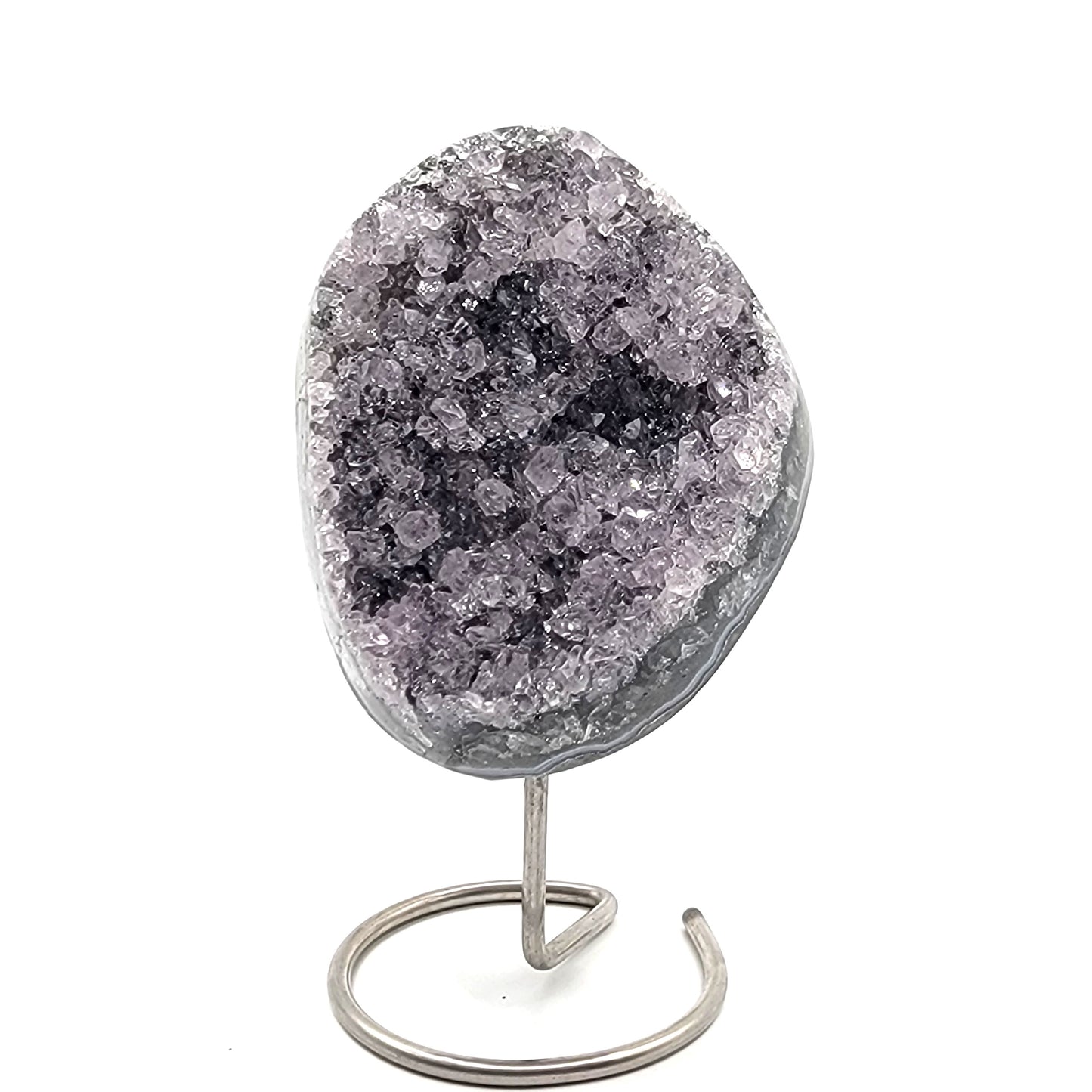 Amethyst - Black Amethyst on Stand from Uruguay