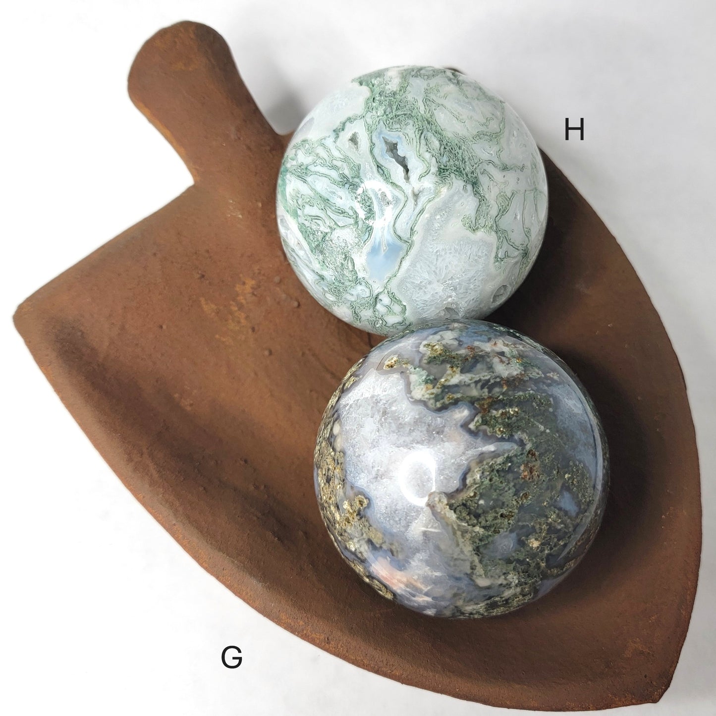 Moss Agate Spheres