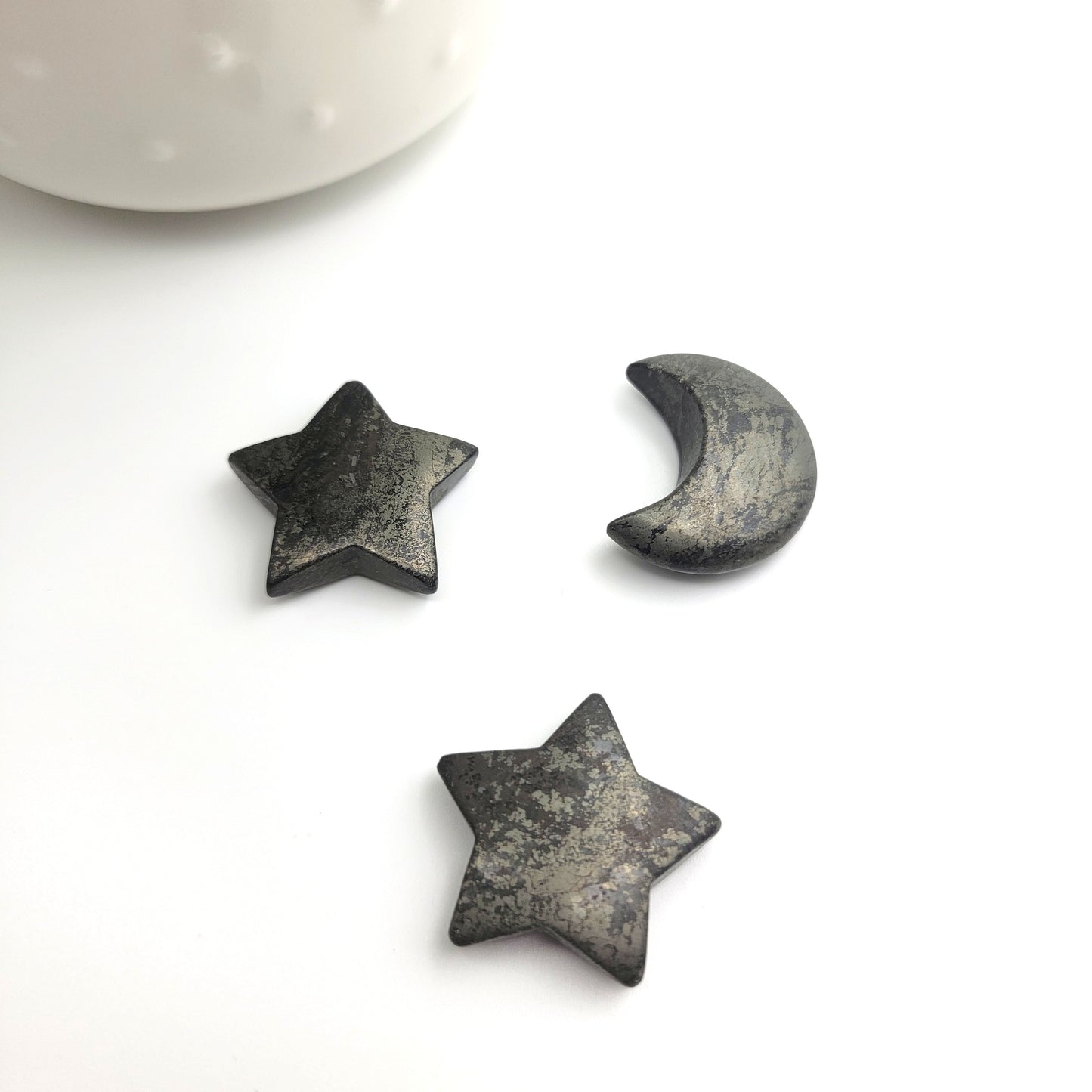 Pyrite Stars and Moons