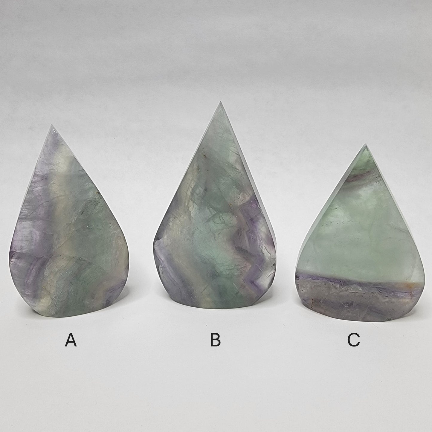 Rainbow Fluorite Flames