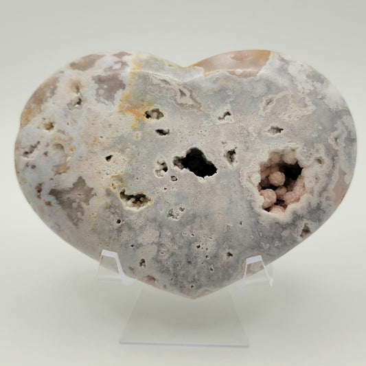 Pink Amethyst - Carved Heart